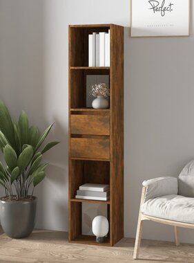 VidaXL Boekenkast 36x30x171 cm bewerkt hout gerookt eikenkleurig