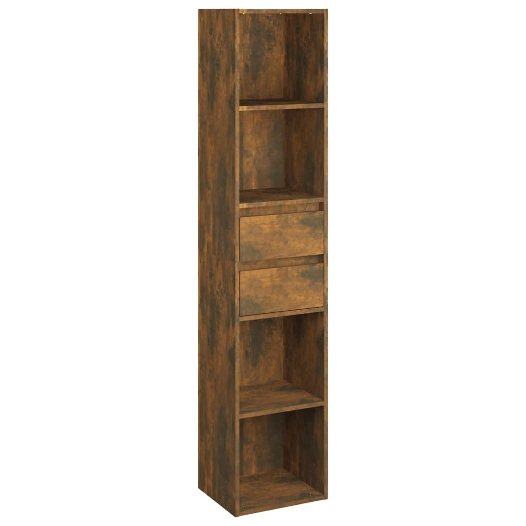 VidaXL Boekenkast 36x30x171 cm bewerkt hout gerookt eikenkleurig