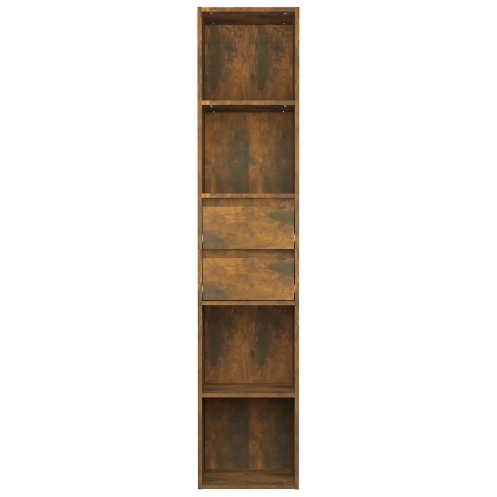 VidaXL Boekenkast 36x30x171 cm bewerkt hout gerookt eikenkleurig