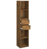 VidaXL Boekenkast 36x30x171 cm bewerkt hout gerookt eikenkleurig