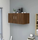VidaXL Hangkast 80x39x40 cm bewerkt hout bruin eikenkleur