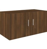 VidaXL Hangkast 80x39x40 cm bewerkt hout bruin eikenkleur