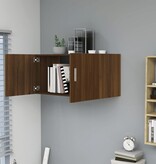 VidaXL Hangkast 80x39x40 cm bewerkt hout bruin eikenkleur