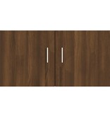 VidaXL Hangkast 80x39x40 cm bewerkt hout bruin eikenkleur