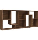 VidaXL Boekenkast 67x24x161 cm bewerkt hout bruin eikenkleur