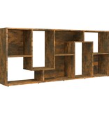 VidaXL Boekenkast 67x24x161 cm bewerkt hout gerookt eikenkleurig