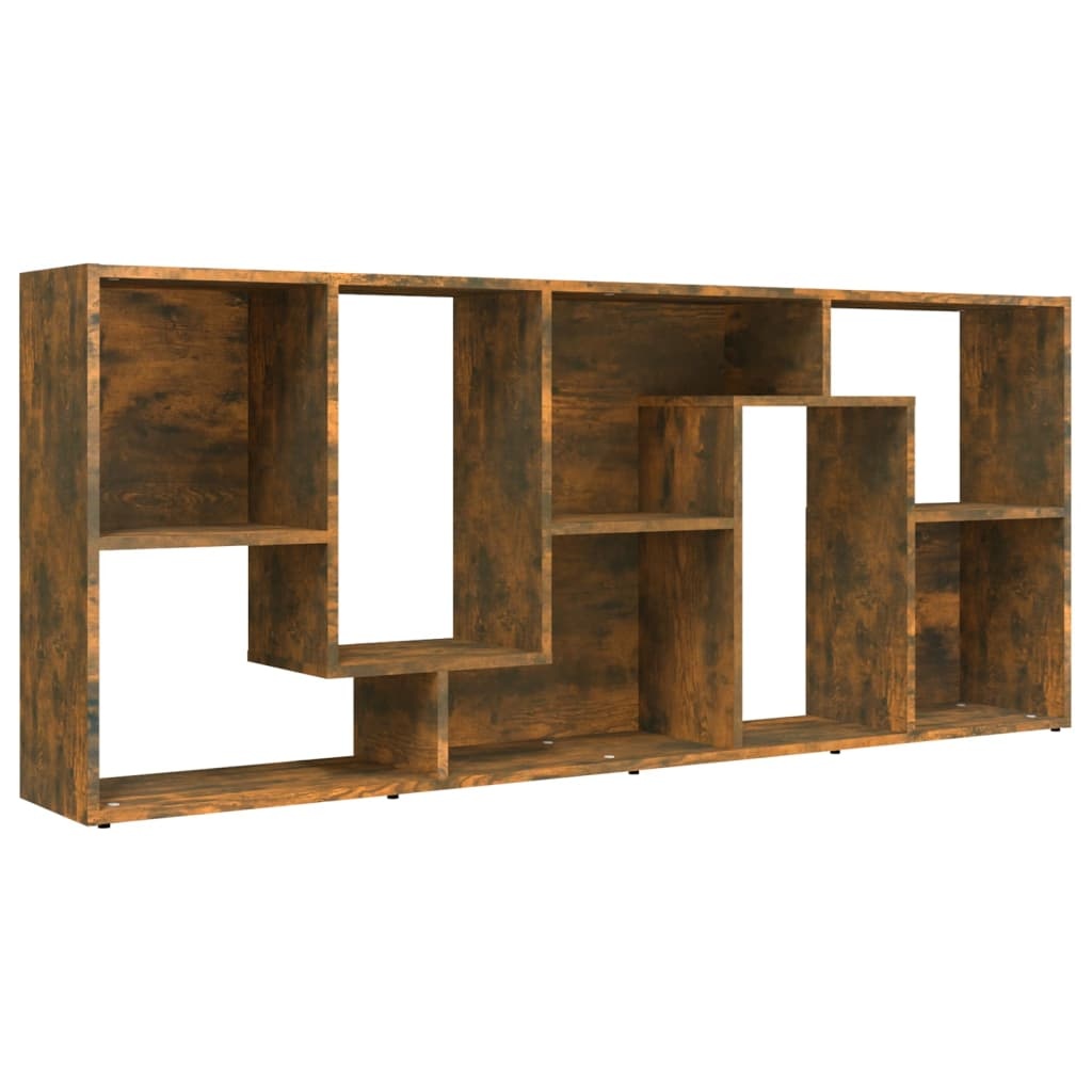 VidaXL Boekenkast 67x24x161 cm bewerkt hout gerookt eikenkleurig