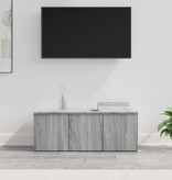 VidaXL Tv-meubel 80x34x30 cm bewerkt hout grijs sonoma eikenkleurig