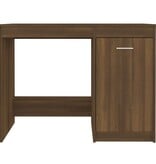 VidaXL Bureau 100x50x76 cm bewerkt hout bruin eikenkleur