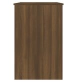 VidaXL Bureau 100x50x76 cm bewerkt hout bruin eikenkleur