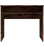 VidaXL Bureau 90x50x74 cm bewerkt hout gerookt eikenkleurig