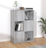 VidaXL Opbergkast 60x29,5x90 cm grijs sonoma eikenkleurig