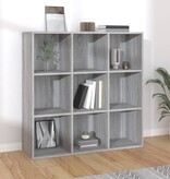 VidaXL Boekenkast 98x29x97,5 cm grijs sonoma eikenkleurig