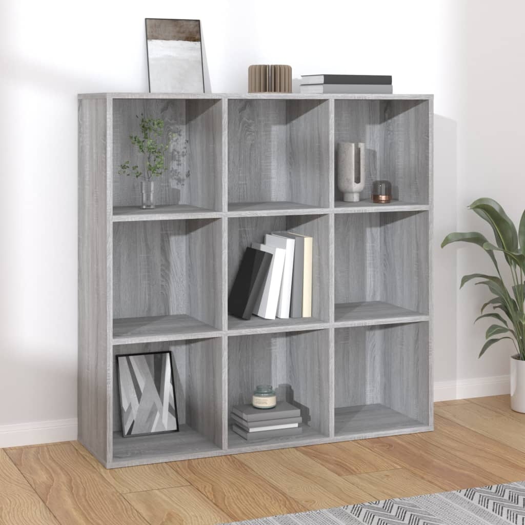 VidaXL Boekenkast 98x29x97,5 cm grijs sonoma eikenkleurig