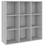 VidaXL Boekenkast 98x29x97,5 cm grijs sonoma eikenkleurig