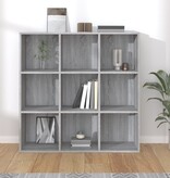 VidaXL Boekenkast 98x29x97,5 cm grijs sonoma eikenkleurig
