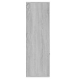 VidaXL Boekenkast 98x30x98 cm grijs sonoma eikenkleurig