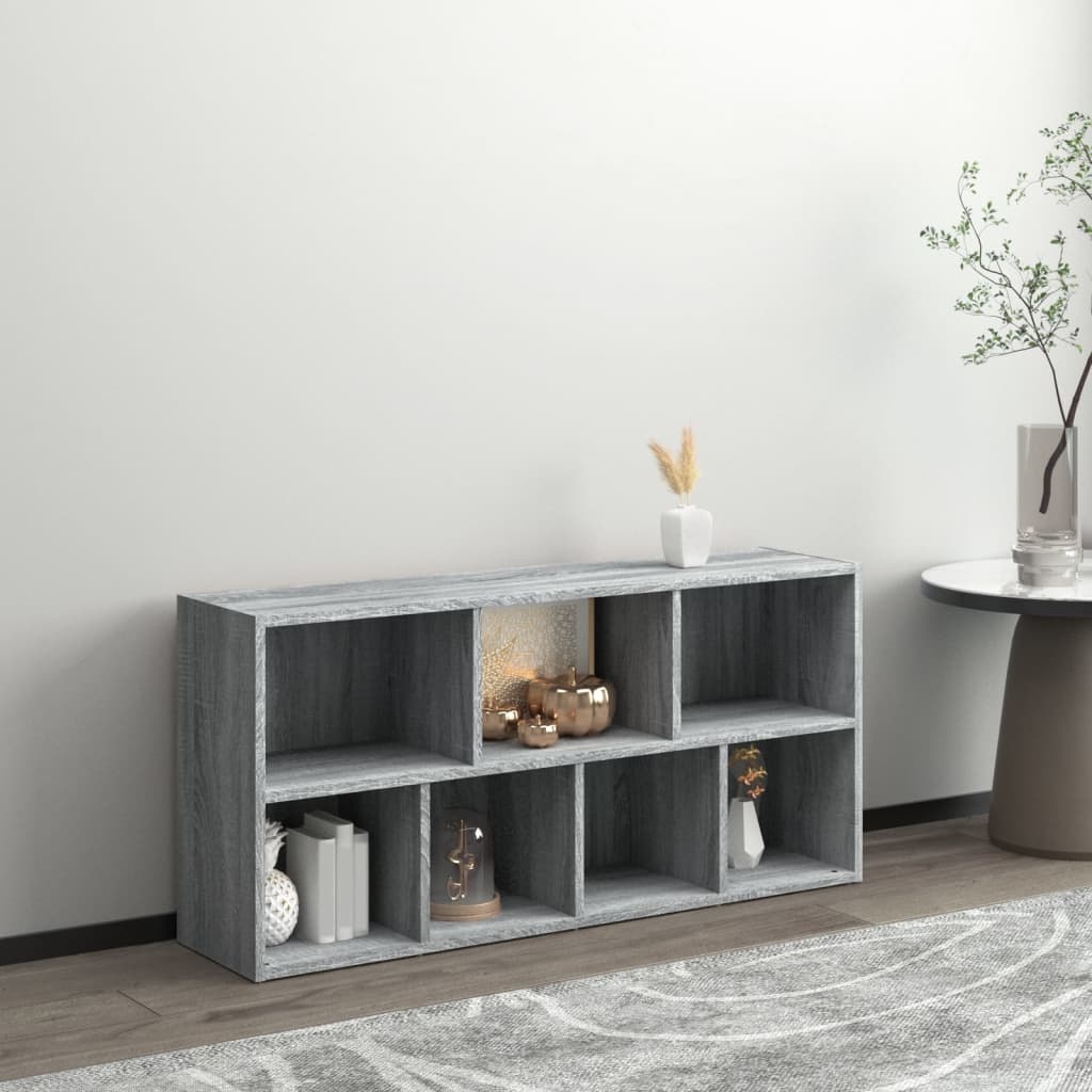 VidaXL Boekenkast 50x25x106 cm grijs sonoma eikenkleurig