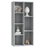 VidaXL Boekenkast 50x25x106 cm grijs sonoma eikenkleurig