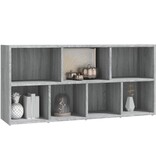 VidaXL Boekenkast 50x25x106 cm grijs sonoma eikenkleurig