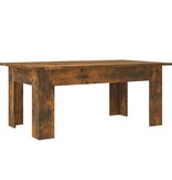 VidaXL Salontafel 100x60x42 cm bewerkt hout gerookt eikenkleurig