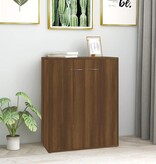 VidaXL Dressoir 60x30x75 cm bewerkt hout bruin eikenkleur