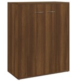 VidaXL Dressoir 60x30x75 cm bewerkt hout bruin eikenkleur