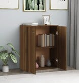 VidaXL Dressoir 60x30x75 cm bewerkt hout bruin eikenkleur