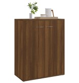 VidaXL Dressoir 60x30x75 cm bewerkt hout bruin eikenkleur