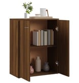 VidaXL Dressoir 60x30x75 cm bewerkt hout bruin eikenkleur