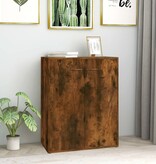 VidaXL Dressoir 60x30x75 cm bewerkt hout gerookt eikenkleurig