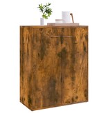 VidaXL Dressoir 60x30x75 cm bewerkt hout gerookt eikenkleurig