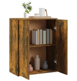 VidaXL Dressoir 60x30x75 cm bewerkt hout gerookt eikenkleurig