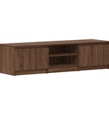 VidaXL Tv-meubel 140x40x35,5 cm bewerkt hout bruin eikenkleur