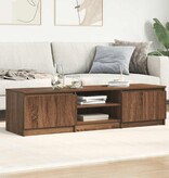 VidaXL Tv-meubel 140x40x35,5 cm bewerkt hout bruin eikenkleur