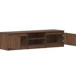 VidaXL Tv-meubel 140x40x35,5 cm bewerkt hout bruin eikenkleur