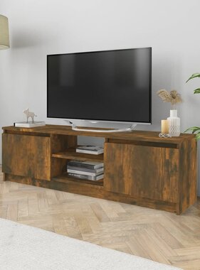 VidaXL Tv-meubel 120x30x35,5 cm bewerkt hout gerookt eikenkleurig