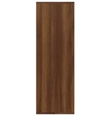VidaXL Schoenenrek 54x34x100,5 cm bewerkt hout bruin eikenkleur