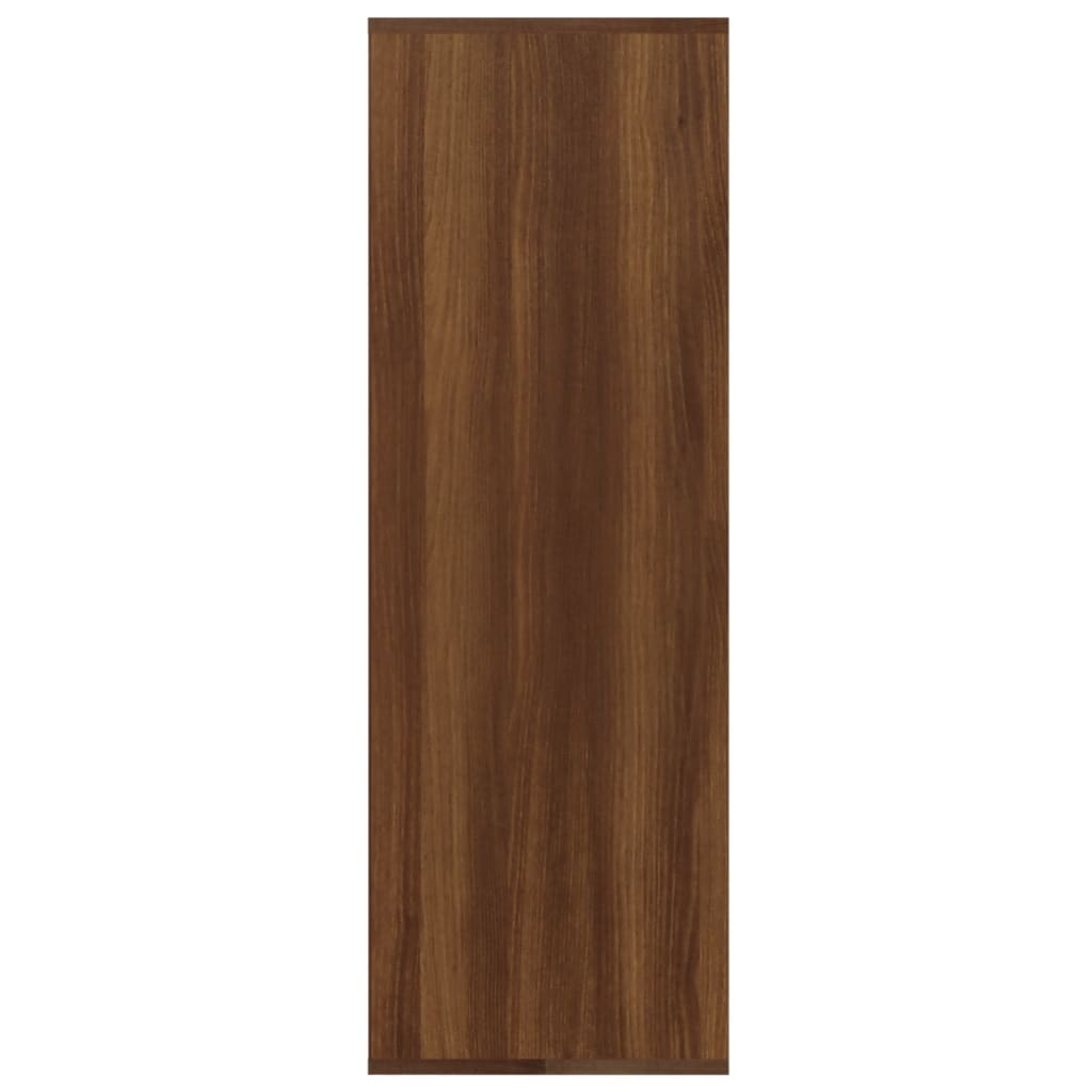 VidaXL Schoenenrek 54x34x100,5 cm bewerkt hout bruin eikenkleur