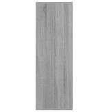 VidaXL Schoenenrek 54x34x100,5 cm bewerkt hout grijs sonoma eikenkleur