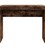 VidaXL Bureau 90x40x72 cm bewerkt hout gerookt eikenkleurig