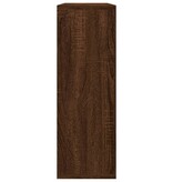VidaXL Wandschap 104x20x58,5 cm bewerkt hout bruineikenkleurig