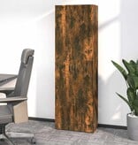 VidaXL Kantoorkast 60x32x190 cm bewerkt hout gerookt eikenkleurig