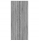 VidaXL Schoenenkast 80x35,5x180 cm bewerkt hout grijs sonoma eiken