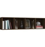 VidaXL Boekenkast / tv-meubel 143x30x36 cm bruin eikenkleurig