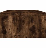 VidaXL Monitorstandaard 42x24x13 cm bewerkt hout gerookt eikenkleurig