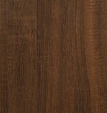 VidaXL Salontafel 60x60x42 cm bewerkt hout bruin eikenkleur