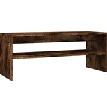 VidaXL Salontafel 100x40x40 cm bewerkt hout gerookt eikenkleurig