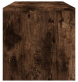 VidaXL Salontafel 100x40x40 cm bewerkt hout gerookt eikenkleurig