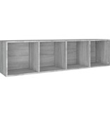 VidaXL Boekenkast / tv-meubel 36x30x143 cm grijs sonoma eikenkleurig